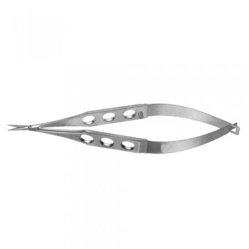 Iris Micro Scissor Straight - Sharp Tips - Small Blades Stainless Steel, 11 cm - 4 1/2"